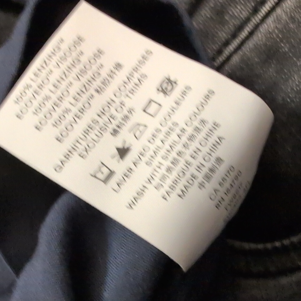 Frank And Oak Baby Blue Cropped Blouse Size Xxs - Picture 6 of 6